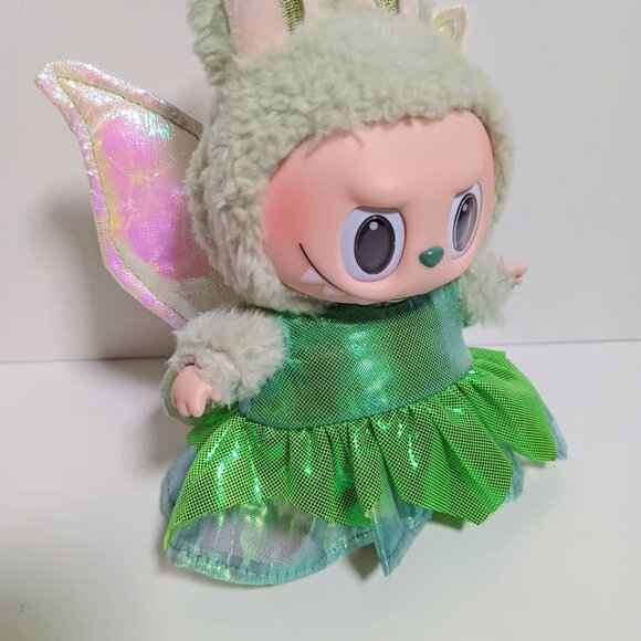 Disney Tinkerbell Fairy Dress and Metallic Wings Outfit for Labubu - Picture 6 of 11
